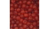Miçanga Bola Sabão Craquelada, 08mm, Vermelho