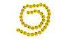 Fio de Fimo Emborrachado, Smiles Coração, Amarelo