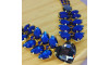 Cabedal Aurora, Banhado, Rebite, Azul