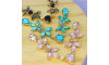 Cabedal Monica, Banhado, Rebite, Tiffany Sereia