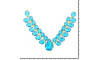 Cabedal Adele, Passante, Azul Tiffany