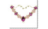 Cabedal Coraline, Passante, Correntinha, Rosa Claro/Rosa Jateado