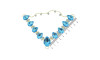 Kit Cabedal Carol, Azul Tiffany