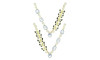 Cabedal Lily, Borboletas, Rebite, Cristal