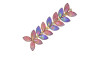 Cabedal Mariah, Rebite, Rosa Furtacor/Roxo Furtacor