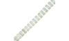 Cabedal em Metro, Retângulos 5mm x 11mm, Ouro, Cristal