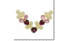 Cabedal Amanda, Banhado, Rebite, Rosa/Creme