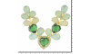 Cabedal Amanda, Banhado, Rebite, Verde/Tiffany