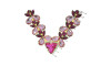 Cabedal Vanessa, Banhado, Rebite, Rosa Pink/Rosa