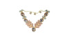 Cabedal Infantil Sirena, Banhado, Rebite, Rose Gold/Rose Gold Jateado