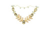 Cabedal Sirena, Banhado, Rebite, Correntinha, Rose Gold/Rose Gold Jateado