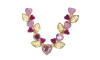 Cabedal Poliana, Banhado, Rebite, Rosa Claro/Pink