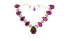 Cabedal Beatriz, Banhado, Rebite, Correntinha, Pink/Rosa Claro