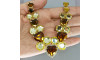 Cabedal Laura, Banhado, Marrom/Dourado