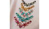 Cabedal Infantil Laura, Banhado, Rebite, Turquesa/Tiffany