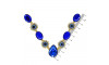Cabedal Nice, Banhado, Olho Grego, Azul