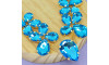 Cabedal Mel, Banhado, Azul Tiffany