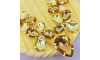 Cabedal Mel, Banhado, Marrom/Dourado