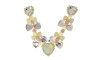 Cabedal Elisa, Banhado, Rebite, Rose Gold/Nude
