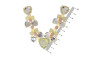 Cabedal Elisa, Banhado, Rebite, Rose Gold/Nude