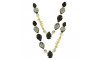 Cabedal Mãe, Gotas, Banhado, Rebite, Preto/Fumê