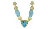 Cabedal Liz, Banhado, Rebite, Azul Tiffany