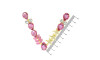 Cabedal Estela, Banhado, Rebite, Rosa Claro