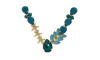 Cabedal Estela, Banhado, Rebite, Verde Tiffany
