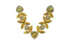 Cabedal Maya, Banhado, Rebite, Amarelo Dourado