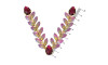 Cabedal Fiorela, Banhado, Rebite, Pink/Furtacor