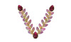 Cabedal Fiorela, Banhado, Rebite, Pink/Furtacor