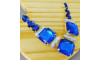 Cabedal Martina, Banhado, Rebite, Azul Bic/Furtacor