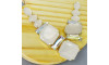 Cabedal Martina, Banhado, Rebite, Bege Opal