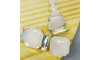 Cabedal Martina, Banhado, Rebite, Bege Opal