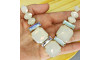 Cabedal Martina, Banhado, Rebite, Bege Opal
