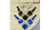Cabedal Martina, Banhado, Rebite, Azul Bic/Furtacor