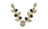 Cabedal Teresa, Banhado, Rebite, Rosa Vintage/Verde