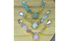 Cabedal Mãe, Gotas com Strass, Banhado, Rebite