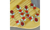 Cabedal V Mãe, Florzinhas, Banhado, Rebite, Vermelho