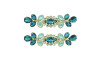 Cabedal Isa, Banhado, Rebite, Turquesa/Tiffany Jateado