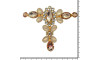 Cabedal Tamara, Banhado, Rebite, Rose Gold/Rose Gold Jateado