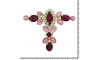 Cabedal Tamara, Banhado, Rebite, Rosa Pink/Rosa Jateado