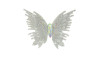Cabedal Lia, Tecido, Borboleta, Branco