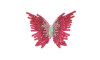 Cabedal Lia, Tecido, Borboleta, Rosa Pink