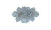 Cabedal Flor Dupla, Tecido, Cristal Furtacor