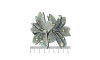 Cabedal Geórgia Flor Dupla, Tecido, Cristal/Furtacor