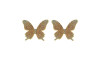 Cabedal Paloma, Tecido, Borboleta, Rose Gold/Furtacor