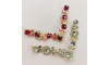 Cabedal Infantil Lucy, Banhado, Rebite, Cristal