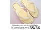 Sandálias Sr. Chinelo Basic, 35/36, Frisado para Meia Cana 06mm