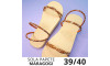 Kit Papete Maragogi, Sola Sr.Chinelo Frisada, 39/40